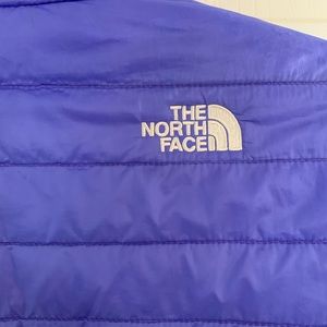 Reversible Girls North Face winter jacket